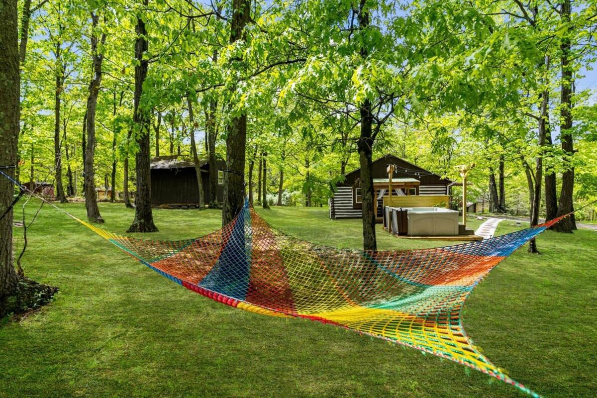 Modernized Log Cabin W Hot Tub Fire Pit & Views Berkeley Springs Kültér fotó
