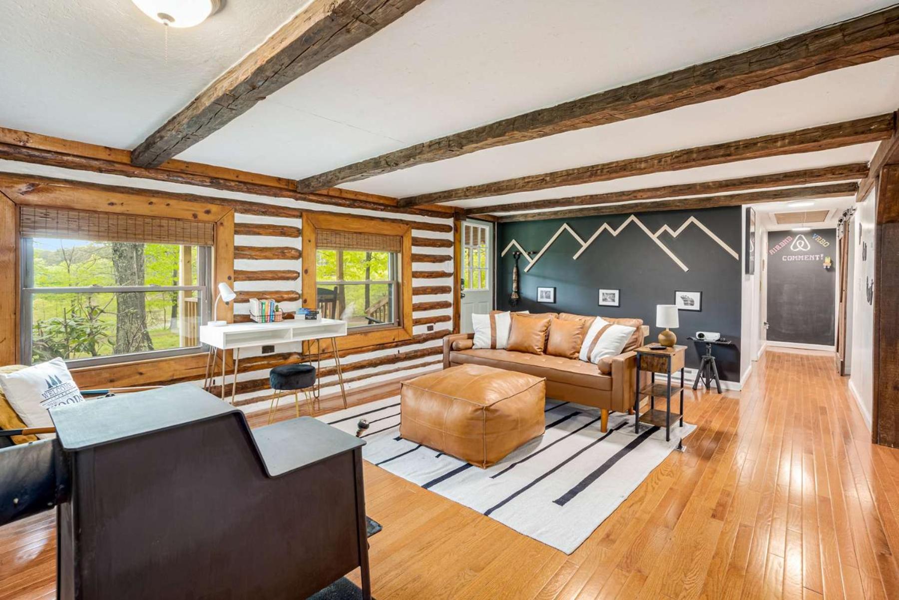 Modernized Log Cabin W Hot Tub Fire Pit & Views Berkeley Springs Kültér fotó
